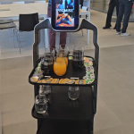 zur Eröffnung des DHL Inovation Center unser LuckiBot