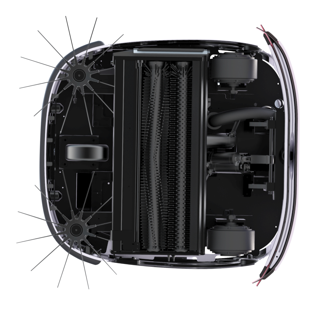 CleaniBot C5 Unterseite